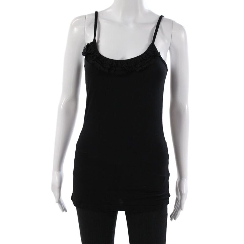 Velvet by Graham & Spencer Womens Black Cotton Camisole Size S